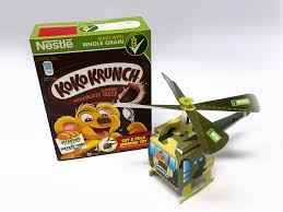 2009 tv ad for nestle koko krunch, made with whole grain; Transformable Packaging For Nestle Koko Krunch Cereal On Behance
