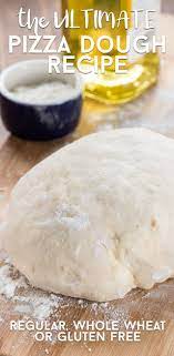 Ultimate Pizza Dough Recipe Crazy For Crust Recipe Ultimate Pizza Dough Recipe Pizza Recipes Dough Pizza Crust Recipe Easy