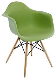 Shop our vast selection of products and best online deals. In Stock Daw Green Mid Century Modern Plastic Dining Armchair W Wood Eiffel Legs Midcentury Dining Chairs By Emodern Decor Houzz