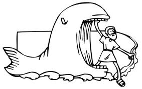 I don't believe the bible calls it a 'whale'!!!!! Jonah Came Out From Whale Mouth In Jonah And The Whale Coloring Page Netart
