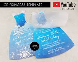 (frozen theme) sienna was next to her girls elsa and anna in the photo. Diy Ice Princess Dress Party Invitation Template Princess Birthday Party I Party Invite Template Princess Birthday Party Invitations Birthday Invitations Kids