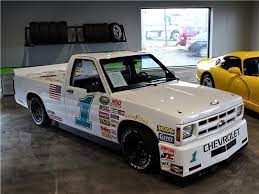 Huber automotive proudly presents this one of a kind 1990 chevy s10 nascar tribute (replica) street truck. Chevrolet S 10 Nascar Replica Tribute Race Truck White 350 V8 Lowered Custom S10 Chevrolet S 10 Nascar Trucks Chevrolet