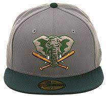 59fifty Oakland Athletics Cap By Newera Featuring Their Elephant Logo Accessoires Fitted Hats Cool Hats Fitted Caps
