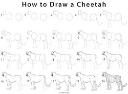 You didn't exactely choose an easy pose to start from (picture based i presume?). How To Draw A Cheetah Cartoon Cute766