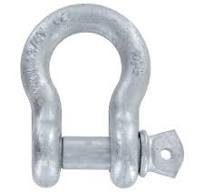 5/8" Galvanized Screw Pin Anchor Shackle - 3.25 Ton