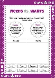 We did not find results for: Wants Vs Needs Worksheets Teaching Resources Tpt