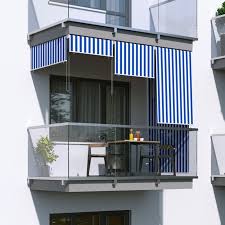 Rollo Fur Balkon Markise Weiss Blau 100x240cm Marion Arbre A Cailles Mixen Kendin Yap Ev Ev Dekorasyon Fikirleri Ev Dekoru