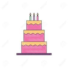 Maybe you would like to learn more about one of these? Sweet Birthday Cake With Candles Decoration Vector Illustration Drawing Color Royalty Free Cliparts Vectors And Stock Illustration Image 97676365