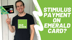 Stimulus Check On H R Block Emerald Card How Will I Receive Stimulus Check Youtube