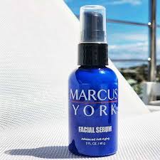 Marcus Yort Men's Daily Anti-Aging Facial Serum, Lightweight Moisturizer  For Men, 2 OZ, All-Natural