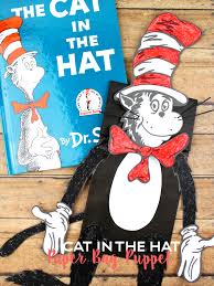 Cat In The Hat Paper Bag Craft Our Kid Things Seuss Crafts Dr Seuss Crafts Paper Bag Puppets