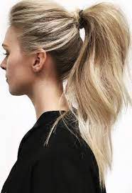 When Time Is An Issue Scrape Your Long Hair Into A High Ponytail Tease The Lengths And Voila Blondehair Stylish Ponytail Pretty Ponytails Simple Ponytails