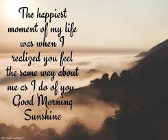 The sun is as bright as you today! Lovely Good Morning Sunshine Images Best Collection