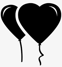 Download Two Heart Shaped Balloons Svg Png Icon Free Download Heart Shaped Balloon Vector Png Image Transparent Png Free Download On Seekpng
