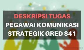 Jadual gaji bagi pegawai pembangunan masyarakat gred s41 adalah seperti di bawah: Deskripsi Tugas Pegawai Komunikasi Strategik Gred S41 Dan Gaji