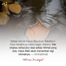 Penjelasan hadits tentang mensyukuri nikmat allah swt. Facebook