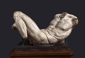 Restored Model Of River God By Michelangelo Buonarroti 1526 1527 Casa Buonarroti Florence Credit Academy Of Art Classic Sculpture Statue Marble Sculpture