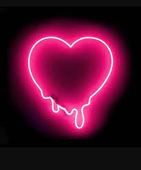 Dripping Heart Neon Sign Pink Neon Lights Neon Light Wallpaper Lights Tumblr