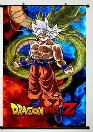 Dragon ball z ultra instinct. Dragon Ball Z Ultra Instinct Super Saiyan Goku Wallscroll Poster New Ebay