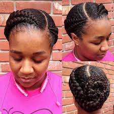 Find easy updos with a bun and tutorials for black braided updo styles. Natural Braided Updo Hairstyles For Black Hair Novocom Top