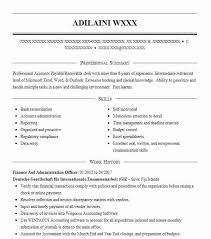 Both these resumes have strengths that you. Finance Amp Administration Officer Resume Example Company Name Westminster California