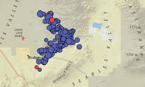 Perceived shaking for the quake was very strong. California Earthquake Map Shows High Number Of Aftershocks