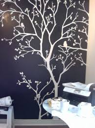 25 Collection Painting A Tree Mural Painting Tree Mural Tree Mural Kitchen Wall Mural Ideas White Tree
