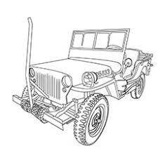 Safari jeep wrangler coloring pages for kids vector illustration. Top 10 Free Printable Jeep Coloring Pages Online