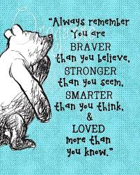 Winnie the pooh quotes braver than you think. Pooh Illustrationnursery Wall Artalways Remember You Etsy Thinking Quotes Favorite Child Quotes Always Remember You