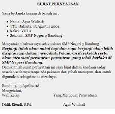 Pernyataan tertulis dari kepala sekolah ini bisa untuk guru ataupun siswa tentunya untuk suatu keperluan dari objek yang dinyatakan. 6 Contoh Surat Perjanjian Sekolah Siswa Orang Tua Guru Dan Lainnya