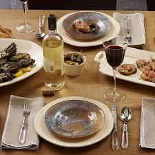 Lastra American Dinner Plate Vietri Table Settings Entertaining