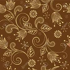Check spelling or type a new query. Seamless Pattern With Flowers On A Brown Background Royalty Free Cliparts Vectors And Stock Illustration Image 13591292
