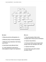 Maybe you would like to learn more about one of these? Teka Teki Silang Pdf