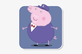 Peppa notices that it's like the stories in her fairy tales. Peppa Family World Grandpa Peppa Pig Grandpa Pig Png Image Transparent Png Free Download On Seekpng
