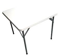 Uniware Heavy Duty Square Folding Table 34 X 34 Inch Large White Folding Table Drop Leaf Table Table