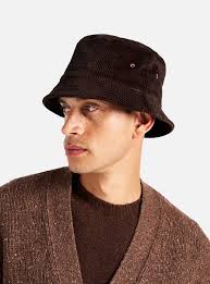 Universal Works Lewis Hat Brown Harris Tweed Plaid