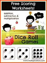 Math games for kids take the frustration out of practicing math for young learners and make it a fun and rewarding. Dice Roll Games Addition Subtraction And Multiplication