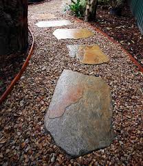 Slate Stepping Stones Diy Stone Walkway Stepping Stone Walkways Stepping Stones