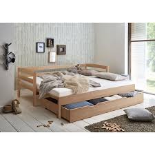 Funktionsbett 90 180x200 Buche Massiv Einzelbett Ausziehbar Doppelbett Gastebett Mobel Wohnen Mobel Betten Wasse Bett Mit Schubladen Funktionsbett Bett
