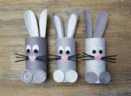 Osterhasen Aus Klopapierrollen Basteln Nurrosa Klopapierrollen Basteln Ostern Osterhasen Basteln Klopapierrollen Basteln