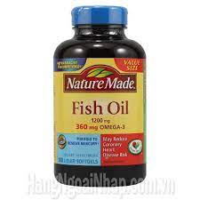 Những công dụng của omega 3. Dáº§u Ca Fish Oil Omega 3 1200mg Nature Made Cá»§a Má»¹ Chinh Hang