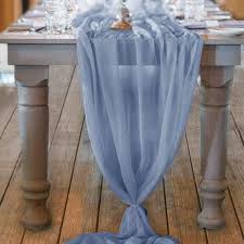 Of ice.garnish with a pineapple wedge and a cherry. Amazon Com Socomi 5pcs Dusty Blue Chiffon Table Runner Sheer Wedding Runner 29x122 Inches Romantic Table Runner For Wedding Table Decorations Home Kitchen
