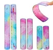 School Ruler Set 4pcs Soft Ruler Set 15c 20c Flexible Clear Scale