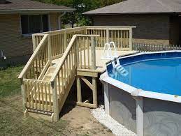Small Deck Ideas Possibly Your Lot Is Smaller Compared To You D Such As Making It A Difficult To Consist Pool Deck Plans Small Backyard Pools Backyard Pool