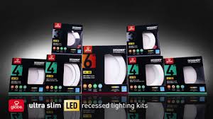 Ultraslim Led Recessed Lighting Kits Youtube
