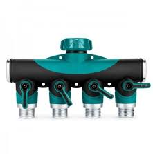Maybe you would like to learn more about one of these? 3 4 Inch Garden Hose 4 Way Splitter Water Pipe Faucet Shut Off Valve Connector Us Standard Thread