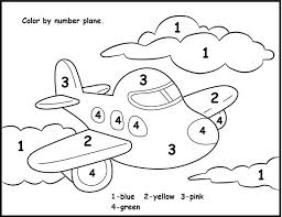 Also check out our preschool and kindergarten workbook. Color By Number Plane Worksheet Crafts And Worksheets For Preschool Toddler And Kindergarten