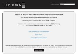 Maybe you would like to learn more about one of these? Sephora Canada Survey Win 250 Sephora Gift Card Sweepstakes House
