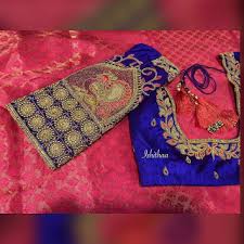 85 Gorgeous Maggam Work Blouse Designs For Pattu Sarees Bling Sparkle This peacock design maggam work is very easy and anyone can do their own by following these steps. 85 gorgeous maggam work blouse designs