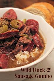 Wild duck soup is a culinary masterpiece, which is under the power of any hostess. Wild Duck Sausage Gumbo Recipe Oysters Pearls Gumbo Recipe Duck Stew Recipe Sausage Gumbo